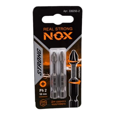 Бита PH 2х50 E 6,3 torsion "NOX STRONG" 336250-2 в Ярославле