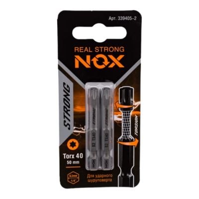 Бита TX-40-50 E 6,3 torsion "NOX STRONG" 339405-2 в Ярославле
