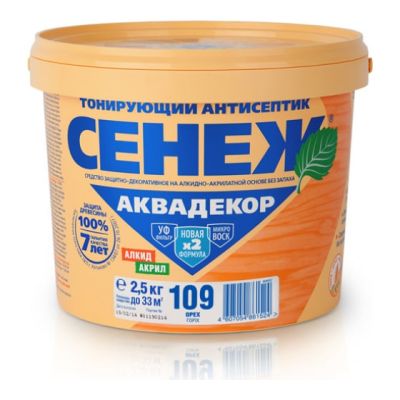 Х2-109 (орех) -2,5 кг - Сенеж Аквадекор в Ярославле