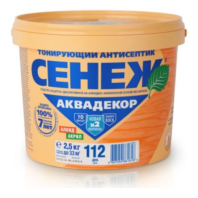 Х2-112 (дуб) -2,5 кг - Сенеж Аквадекор в Ярославле