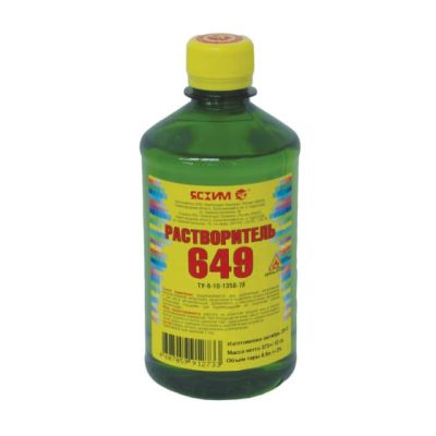 Растворитель 649 0,5л (25) (ПЭТ) Ясхим Новгород в Ярославле