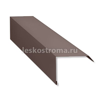 Карнизная планка 2000 Шоколадно-коричневый (RAL 8017) в Ярославле
