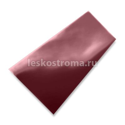 Лист гладкий 0,35мм 2000*1250 Винно-красный (RAL 3005) в Ярославле
