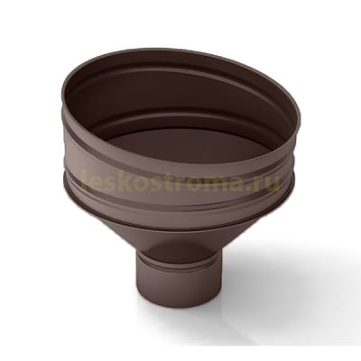 Воронка 100 оцинкованная 0.50 (RAL 8017) в Ярославле