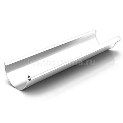 Желоб 1250 оц 0.50 (RAL 9003) двустор в Ярославле