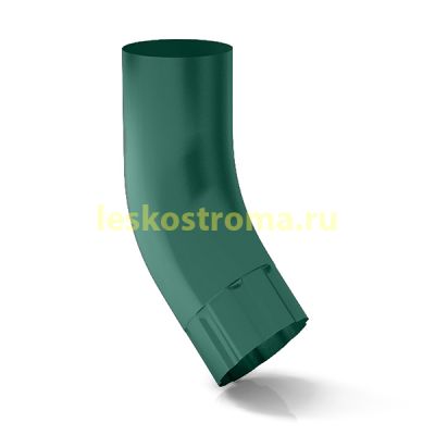 Колено штампованное трубы 100 оцинкованная 0.50 (RAL 6005) в Ярославле