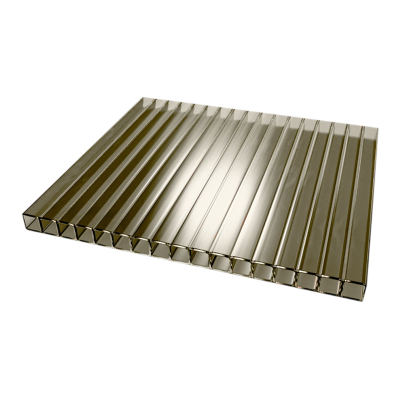 Сотовый поликарбонат UltraPlast 6х2100х6000 (бронза) в Ярославле